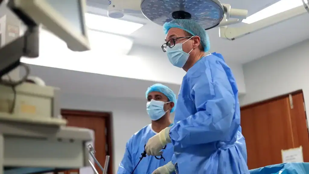 Surgery in progress at Nords Weight Loss Clinic