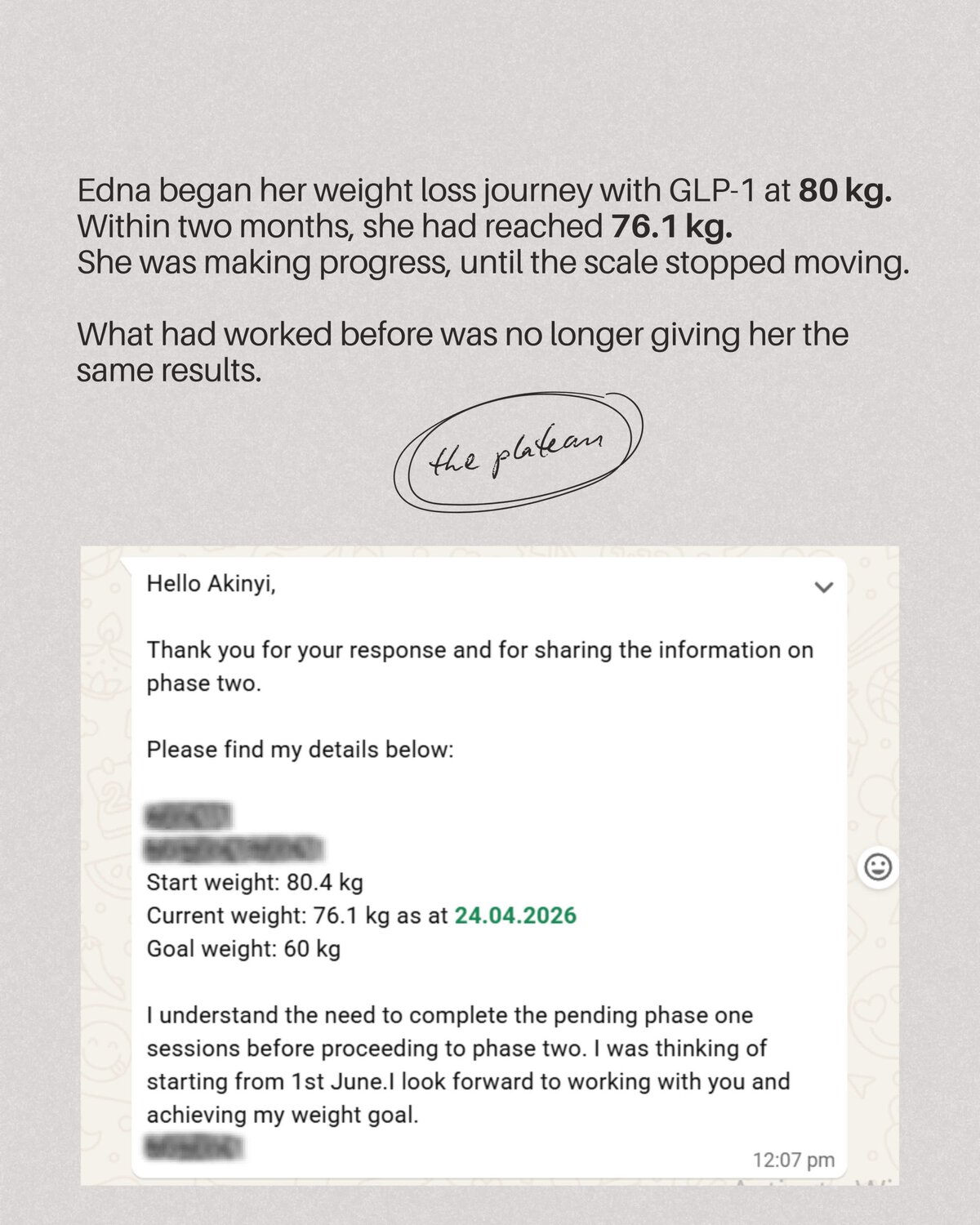 Edna's transformation journey — moment 2 of 5