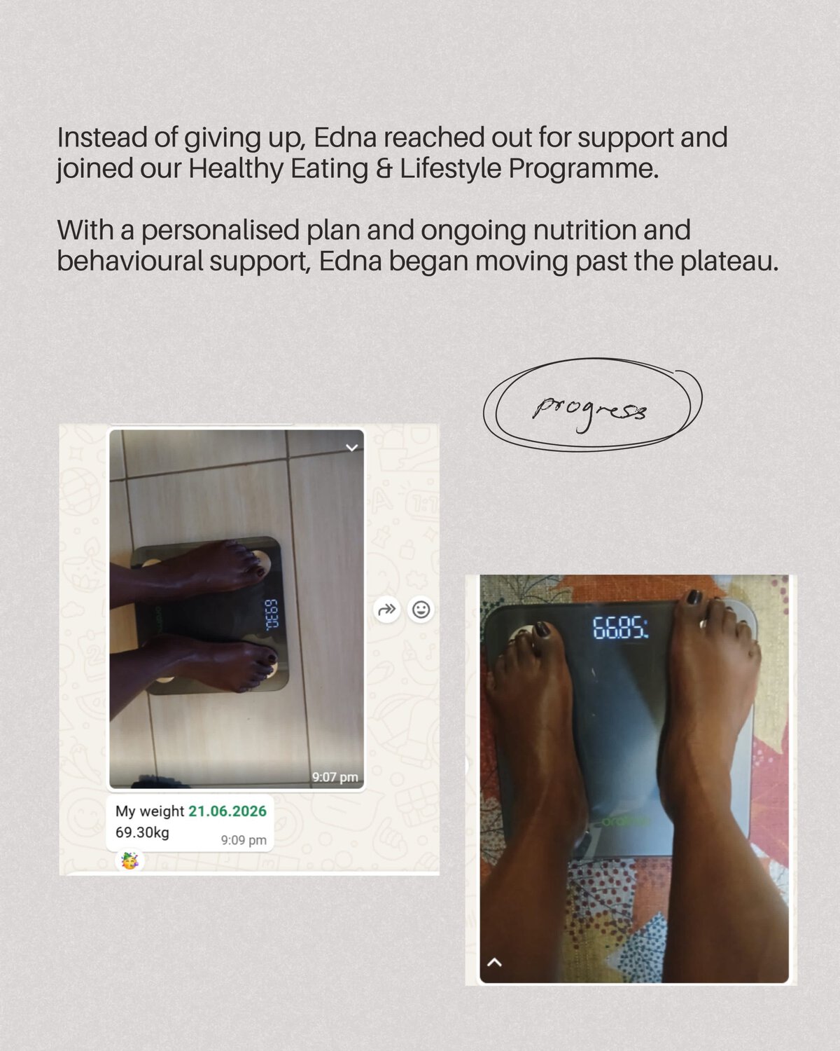 Edna's transformation journey — moment 3 of 5